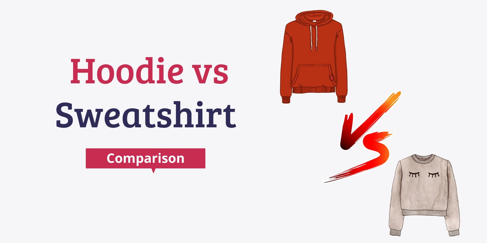 Hoodie vs sweatshirt