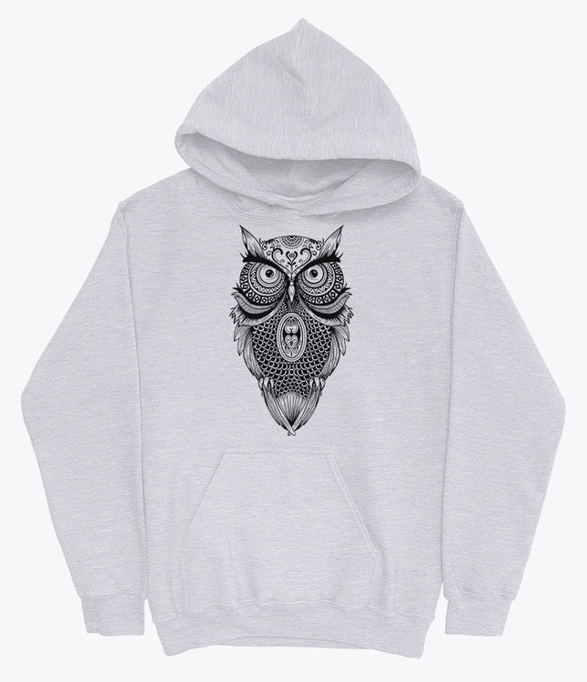 Animal owl hoodie