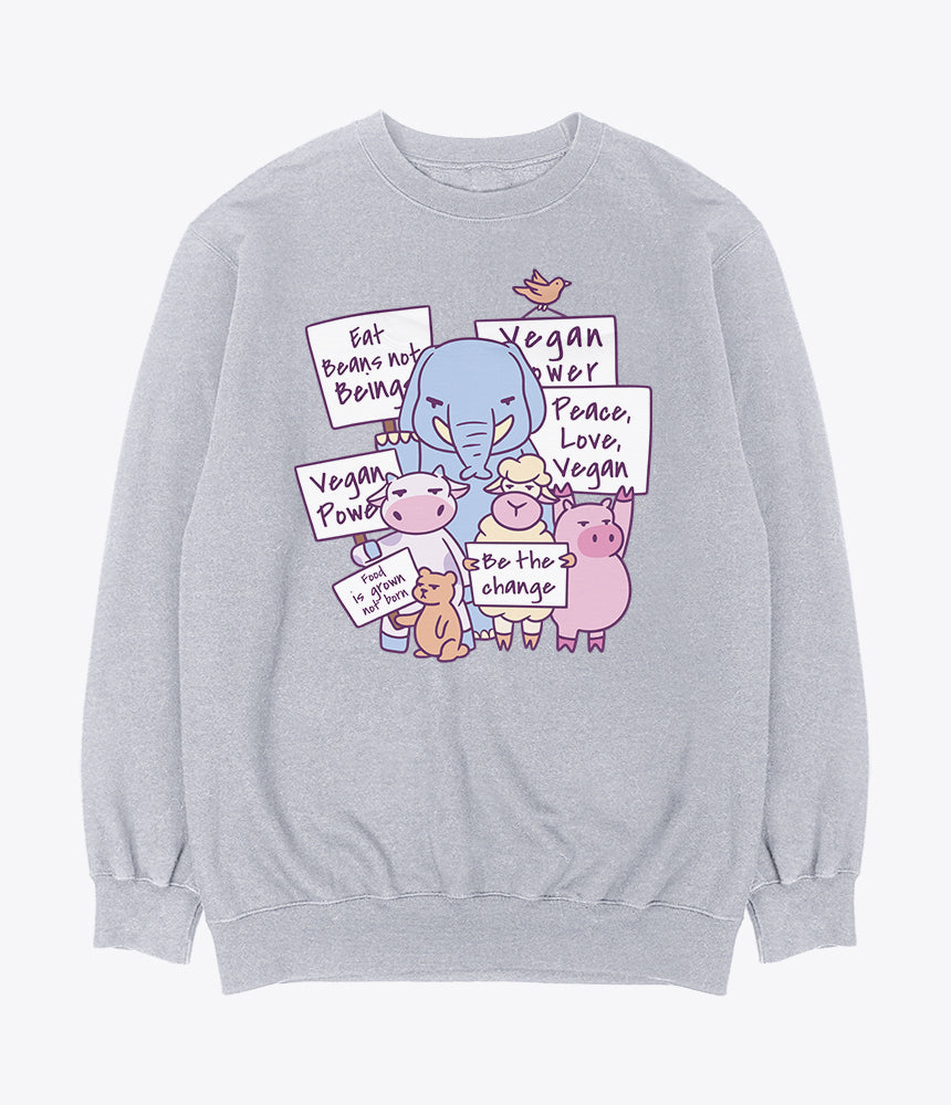Animal rights sweater