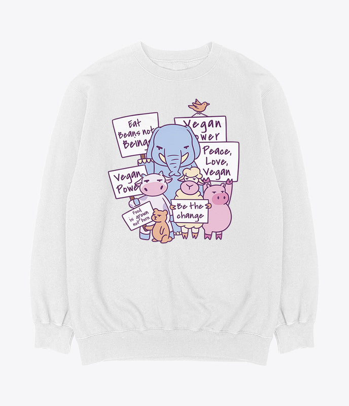 Animal rights vegan sweatshirt