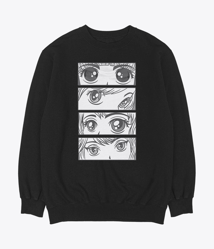Anime eyes sweatshirt