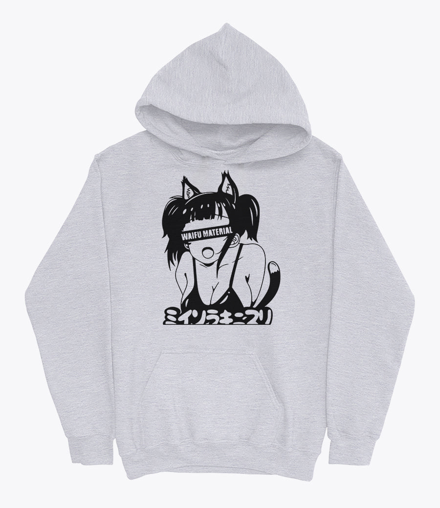 Anime waifu hoodie