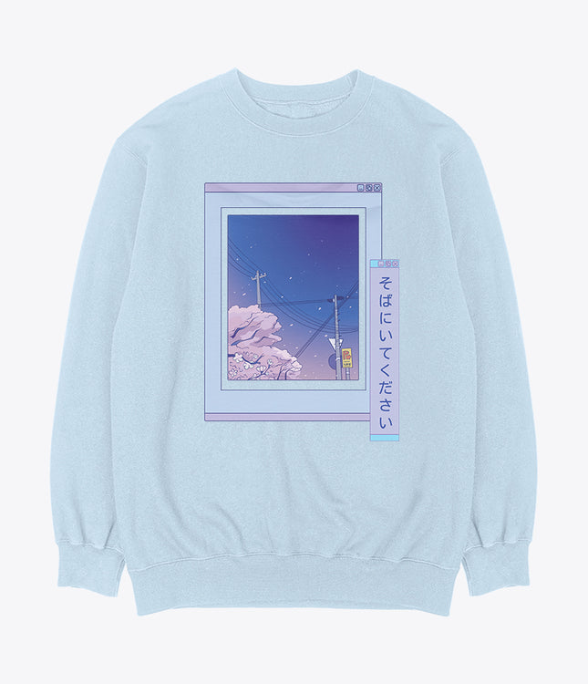 Blue aesthetic sweatshirt