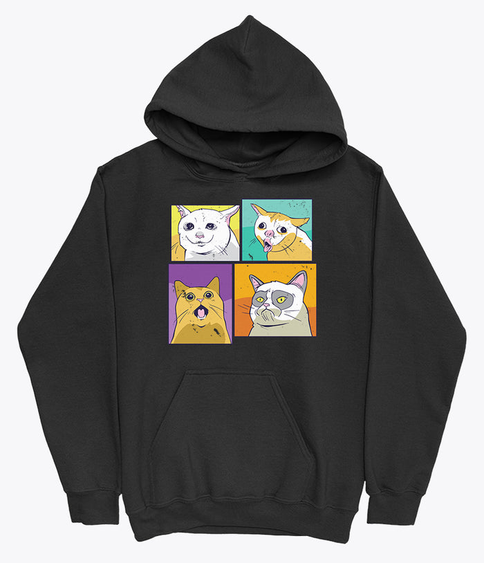 Meme cat hoodie