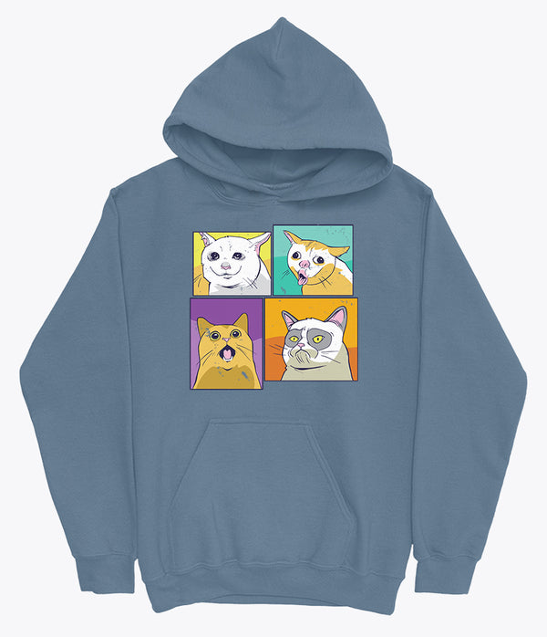 Cat meme hoodie