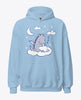 Dinosaur cute blue hoodie