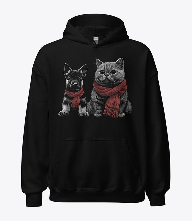 Dog And Cat Hoodie