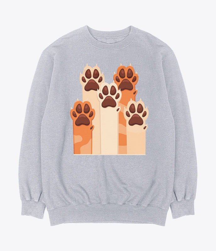 Dog paw sweater