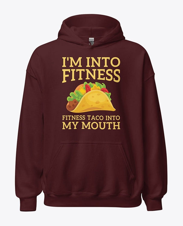 Fitness Taco In My Mouth Meme Hoodie