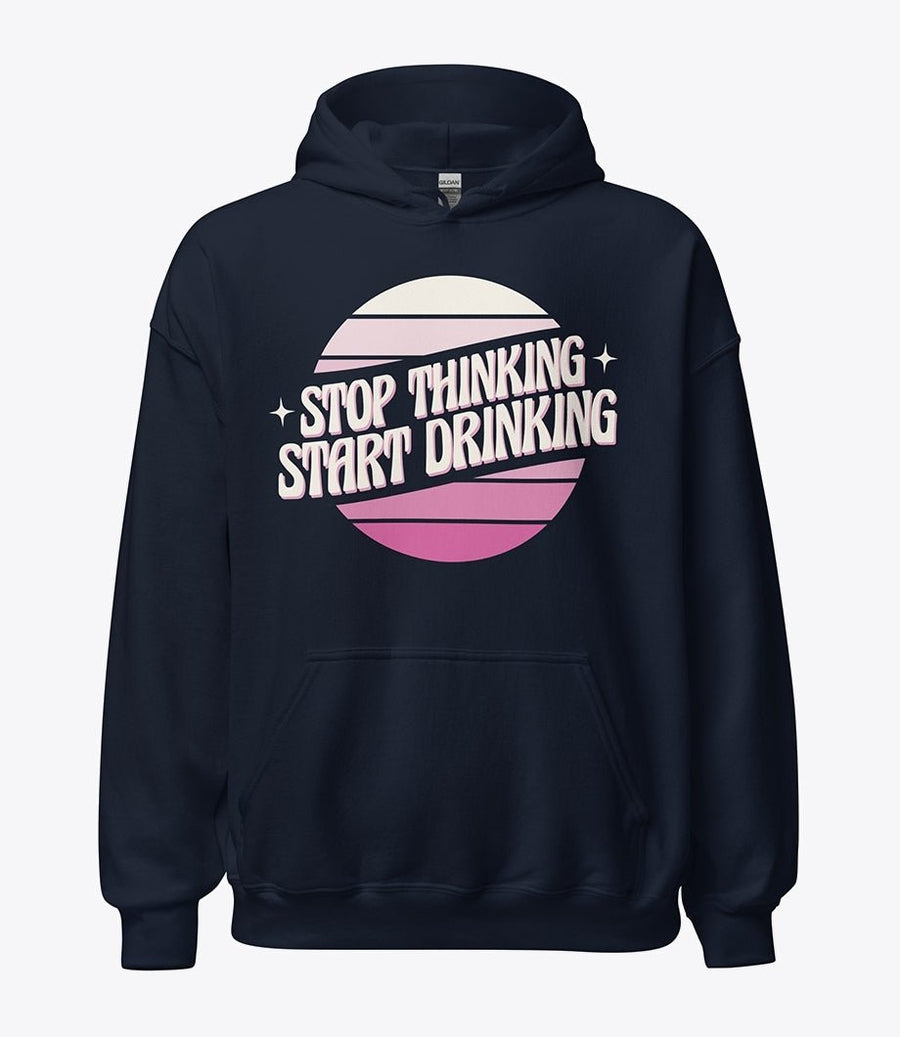 Funny Drinking Printed Hoodie