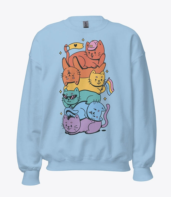 Funny LGBT cat sweater