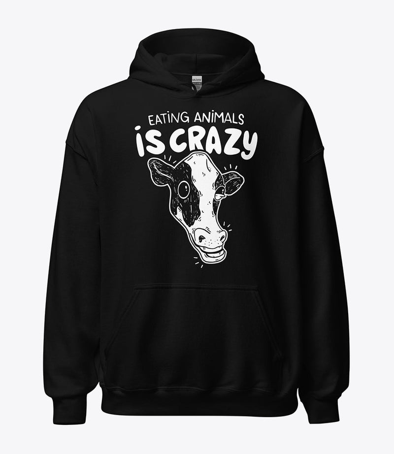 Funny Vegan Pullover Hoodie
