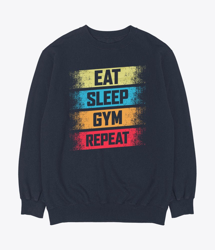 Gym quote sweatshirt