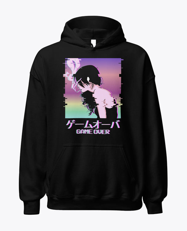 Aesthetic cute anime girl hoodie