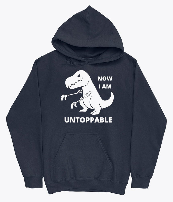 funny t-rex hoodie