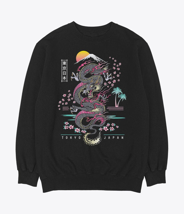 Japanese dragon sweatshirt