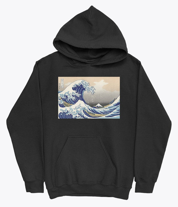 Japanese great wave hoodie