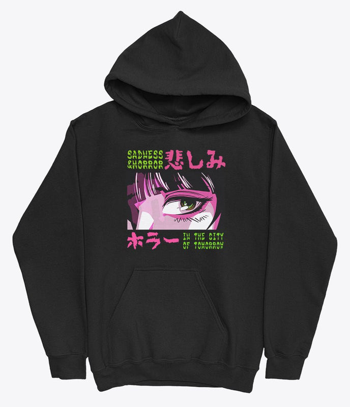 Japanese horror hoodie