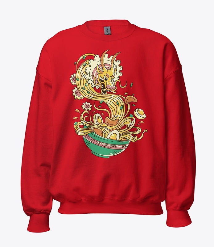 Japanese ramen dragon sweatshirt
