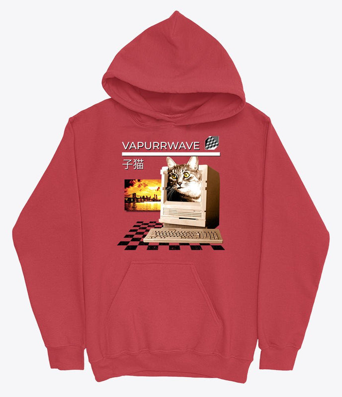 Vaporwave Japanese hoodie