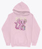 Axolotl strawberry milk hoodie