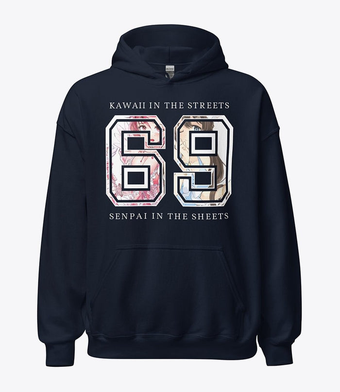 Kawaii In The Streets Senpai In The Sheets Hoodie