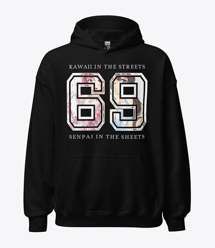 Kawaii In The Streets Senpai In The Sheets Hoodie