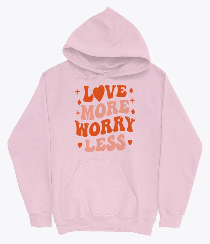 Love quote pink hoodie