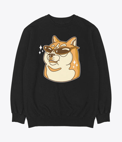 Shiba inu sunglasses sweater