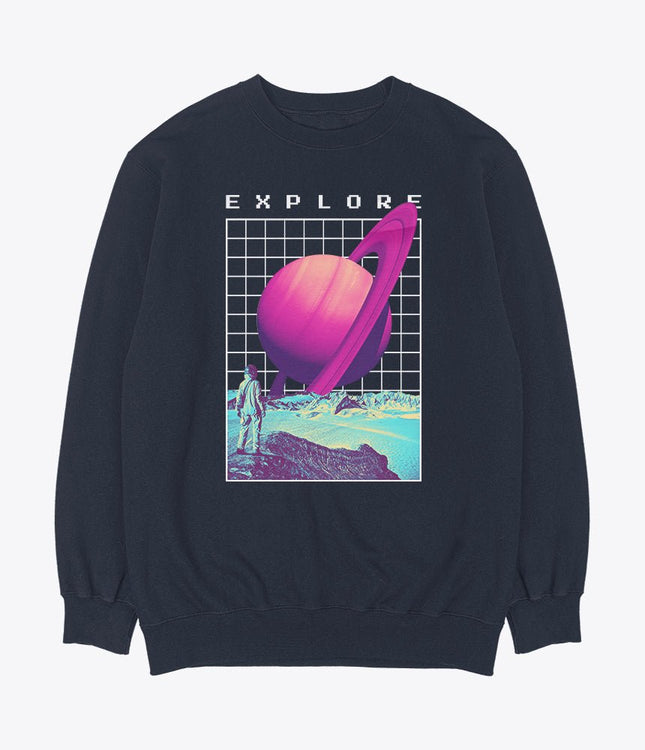 Space vaporwave sweatshirt