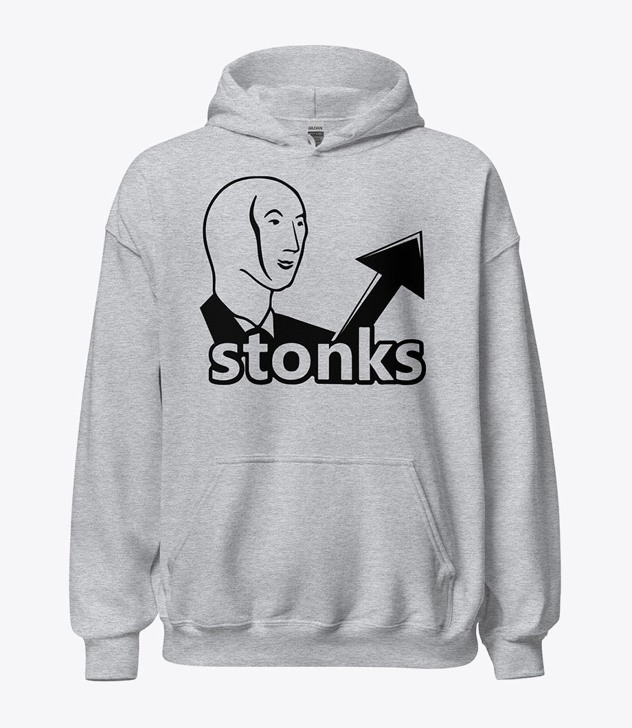 Stonks Printed Hoodie