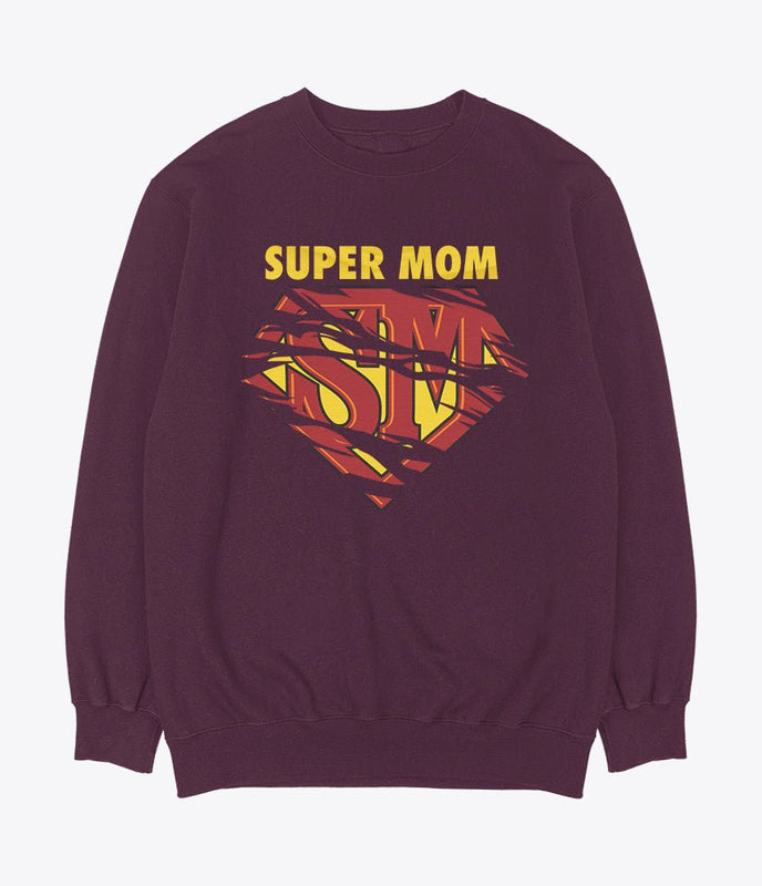 Super heroes mom sweatshirt