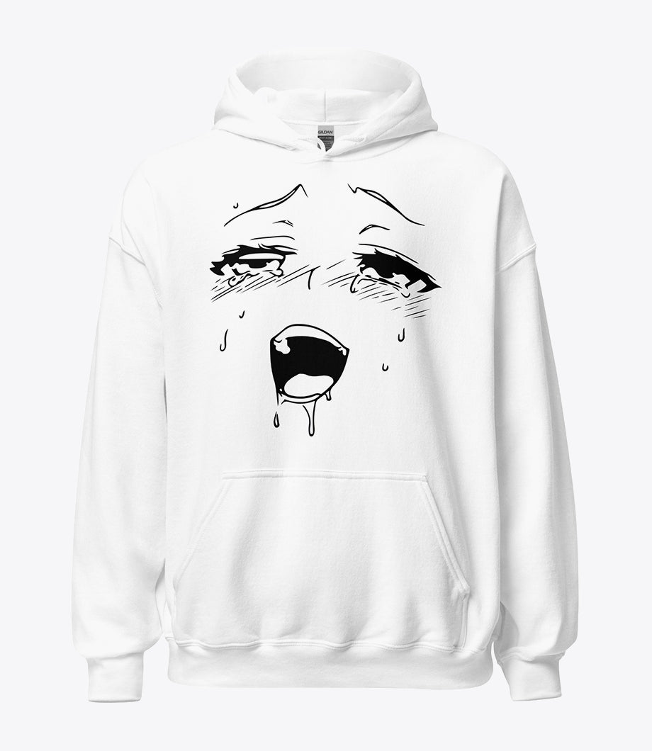 Ahegao Girl Face Hoodie