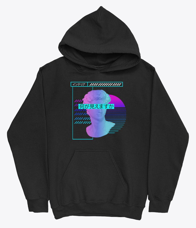 Aesthetic vaporwave hoodie