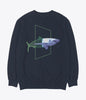 Shark vaporwave sweatshirt