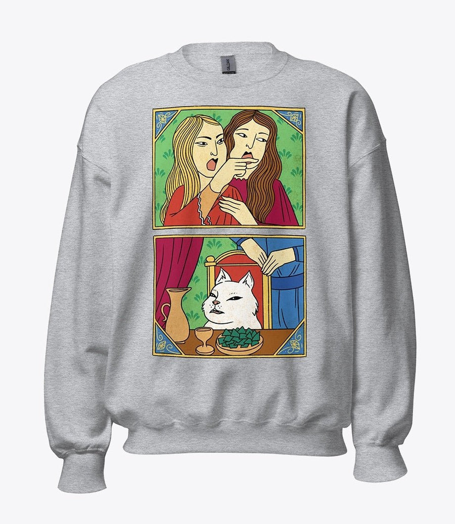 Woman Yelling at Cat Sweater